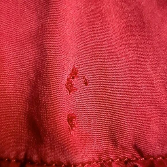 lululemon athletica red pullover hoodie with sueded cotton ruffles in back - 8 - Picture 11 of 12